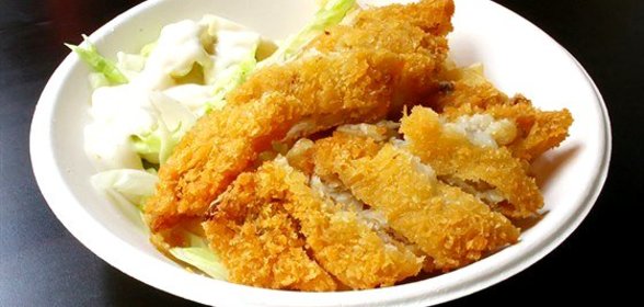 Белая рыба в кляре из овсяных хлопьев