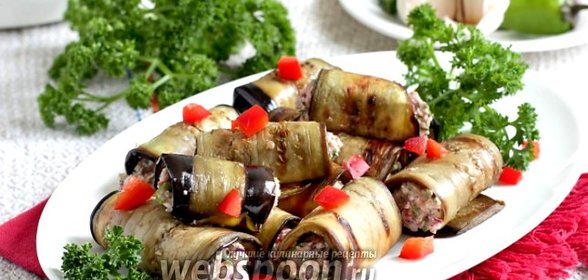 Грузинская закуска из баклажанов