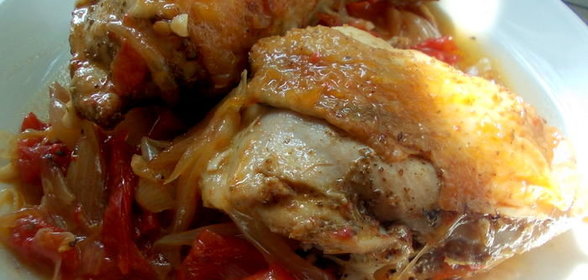 Курица по мотивам чахохбили