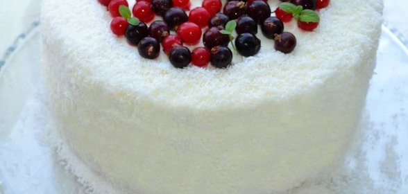 Бисквитно-муссовый торт Дыхание весны