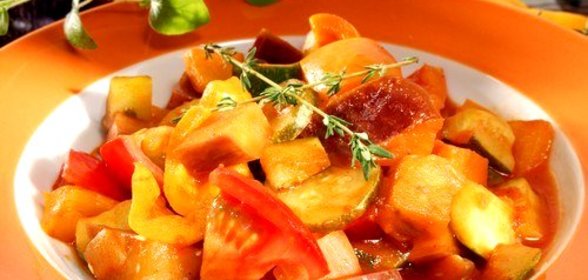 Салат из баклажанов и цукини «Заалук»