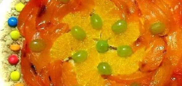 Запеканка из хурмы и творога