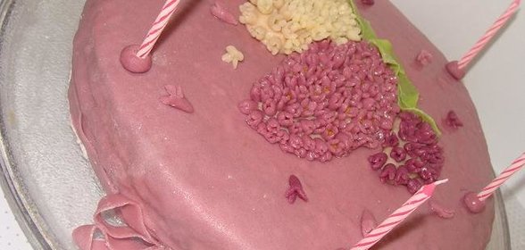 Сиреневый торт для любимой сестрёнки!