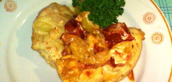 Паприкаш из курицы