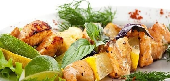 Шашлык из семги