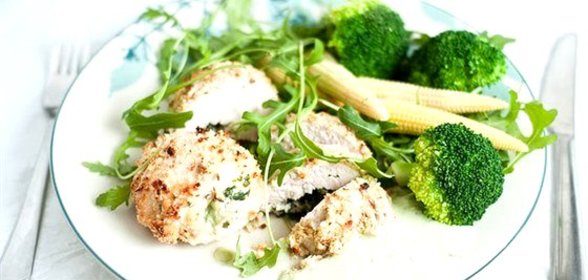 Куриные рулетики с горчичным соусом