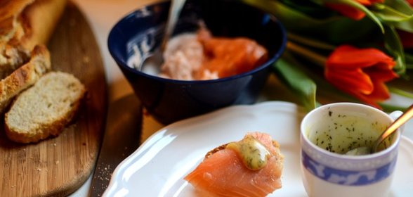 Соус к копченой рыбе