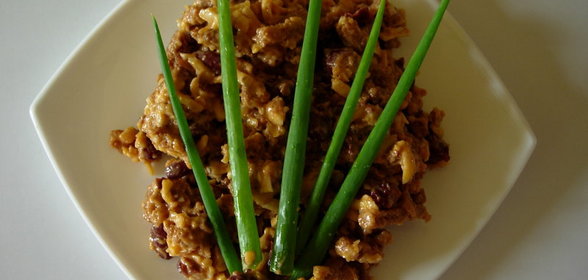 Салат Нептун с фунчозой