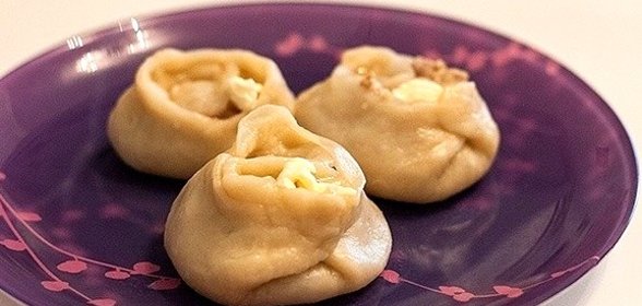Манты с куриным фаршем