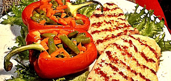 Котлеты из индейки натуральные Мечта хозяйки! с фаршированным болгарским перцем!