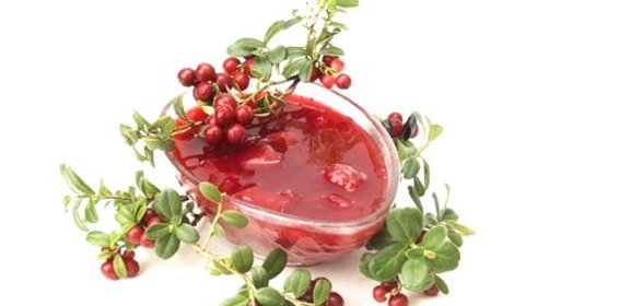 Клюквенно-абрикосовый соус с луком шалот