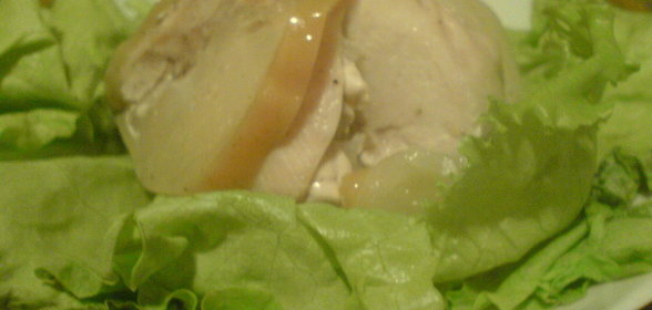 Куриные шарики с яблоками