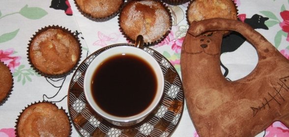 Яблочно-медовые маффины