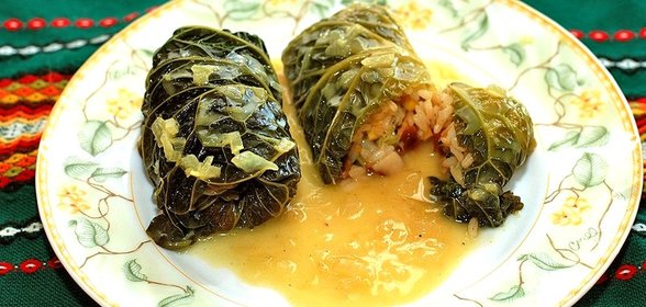 Голубцы с морепродуктами