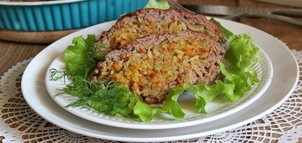 Мясной рулет с пряным рисом или Ужин для принца