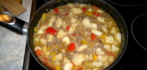 Рагу с фаршем