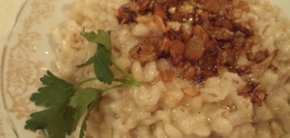 Каша перловая с луком