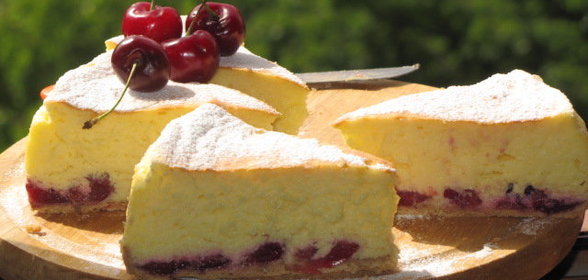 Торт с Черешней и вкусным кремом