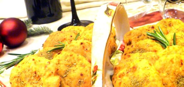 Печенье закусочное с киноа, томатами и розмарином