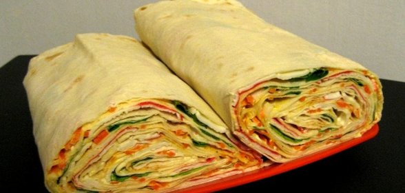 Рулет с крабовыми палочками