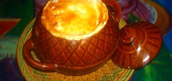 Картофель в горшочках с сыром