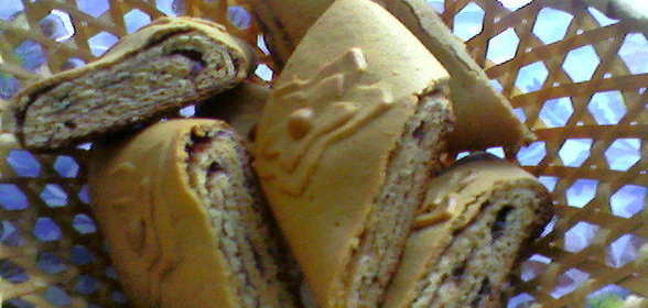 Печенье Медовые рулетики с повидлом