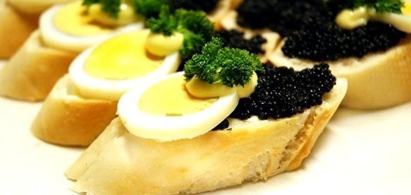 Бутерброд с икрой