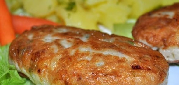 Рыбные котлеты без яиц
