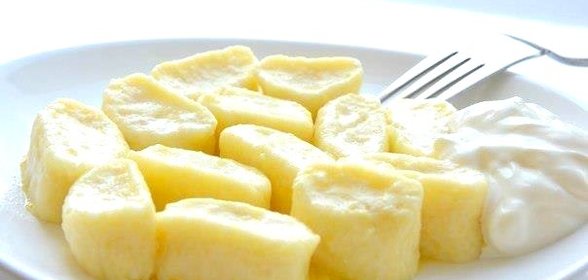 Галушки из творога