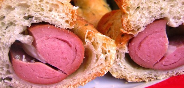 Сосиски в картофельном тесте