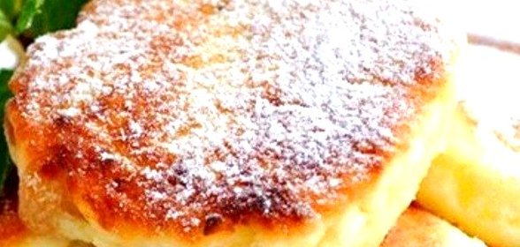 Сырники с яблоками