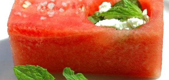 Греческий сыр с мятой в Арбузе
