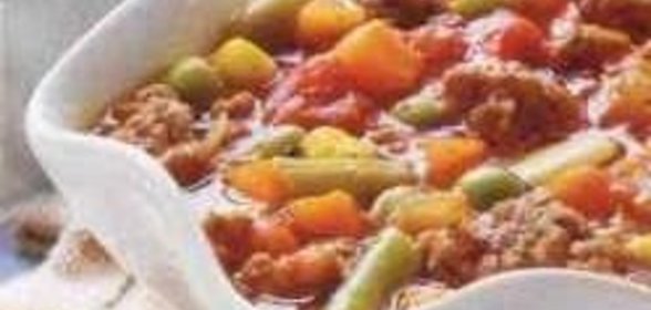 Суп с замороженными овощами