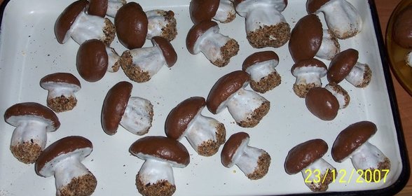 печенье грибочки