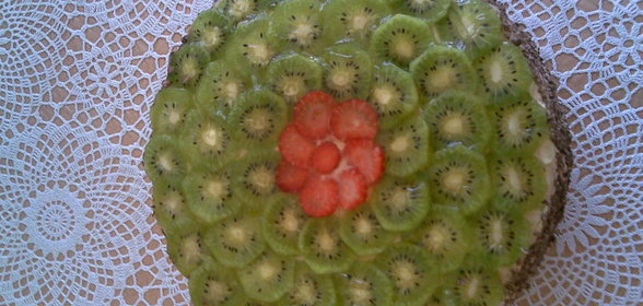 Торт бисквитный Киви