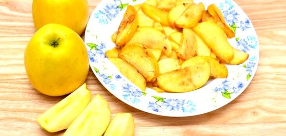 Жареные яблоки