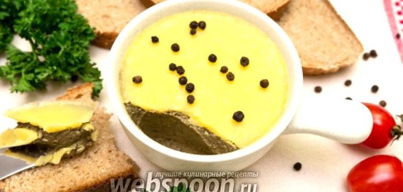 Печёночный паштет с овощами