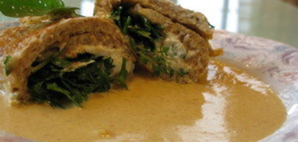 Дачная серия. Омлет с овсяными хлопьями и руколой