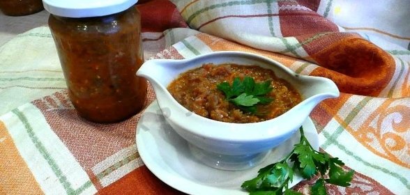 Икра из кабачков и баклажанов на зиму