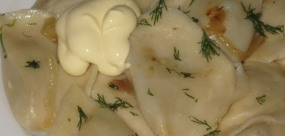 Вареники с картошкой постные