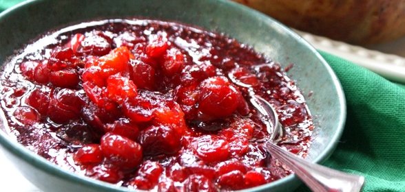 Клюквенный соус с коньяком