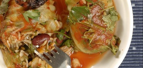 Пасус толма в капустных листьях