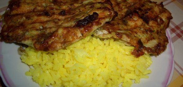 Оладьи из палтуса с брокколи