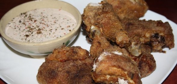 Апельсиновая курочка в хрустящей панировке с нежным соусом