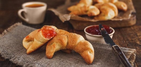 Круассаны из готового слоеного теста