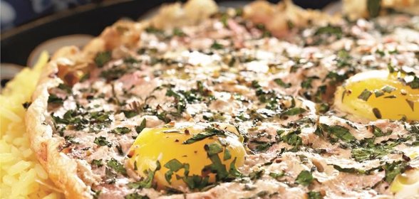 Азербайджанский яичный плов (шешрянч-плов)