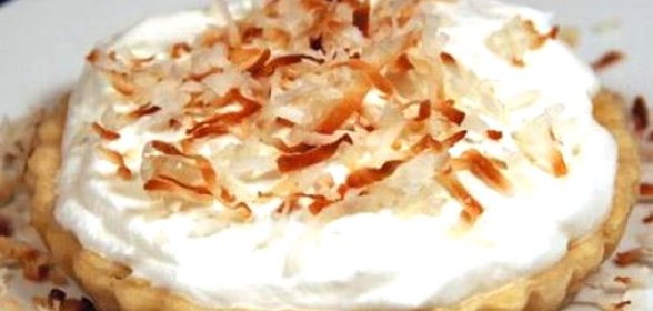 Пирог с кокосовым кремом