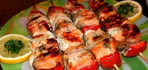 Шашлык из кеты
