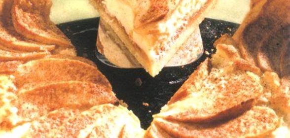 Творожно-яблочная запеканка