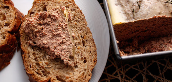 Запеченный паштет из куриной печени